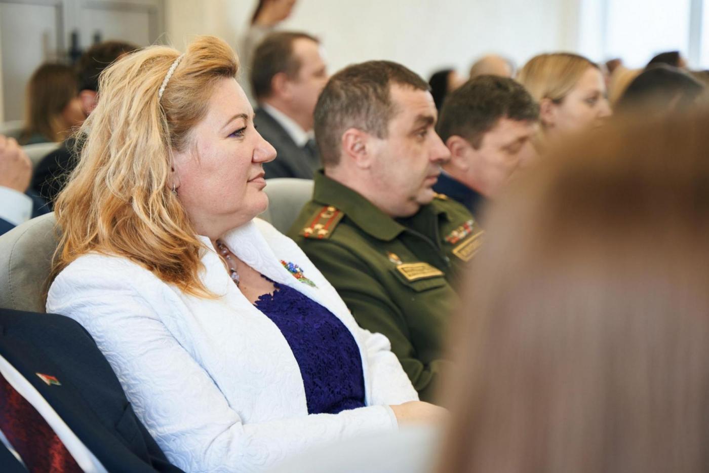Сотрудники БНТУ на церемонии награждения актива Советского района